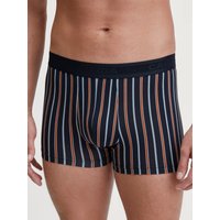 CALIDA Grafic Cotton Boxer Brief mit Softgummibundfür Herren, M, Orange, Mit maskulinen Akzenten