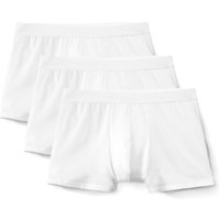 CALIDA Natural Benefit Boxer Brief, 3er-Packfür Herren, XXL, Weiß, Qualität im Vorteilspack