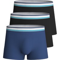 CALIDA Natural Benefit Boxer Brief, 3er-Packfür Herren, XXL, Blau, Qualität im Vorteilspack