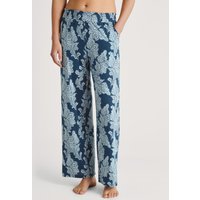 CALIDA Favourites Botanic Pyjamahosefür Damen, XS, Türkis, Mit Mix & Match in sommerliche Stimmung