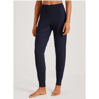 CALIDA DSW Balancing Pyjamahose mit Bündchenfür Damen, S, Blau, Nie wieder zu heiß oder zu kalt