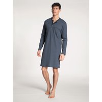 CALIDA Relax Streamline Herren-Nachthemdfür Herren, L, Blau, Absoluter Komfort für jede Nacht