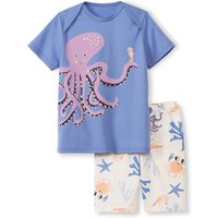 CALIDA Toddlers Sea Kinder Kurz-Pyjamafür Kinder, 92, Violett, Join me by the seaside