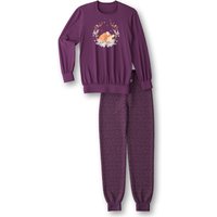 CALIDA Kids Sleep Mädchen Bündchen-Pyjamafür Kinder, 152, Violett, Höchste Qualität für besten Tragekomfort
