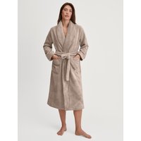 CALIDA Lounge Element Bademantel, Länge 120 cmfür Damen, S, Beige, Luxuriöse Wohlfühlmomente – weich, elegant und herrlich bequem