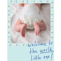Moonpig Welcome To The World - New Baby