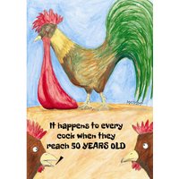 Moonpig It Happens To Us All Funny Personalised Happy 50th Birthday Card
