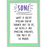 Go La La Funny Cheeky What An Amazing Person You've Turned Out To Be We Really Are Amazing Card