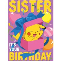 Pokemon Sister It's Your Birthday Character Card