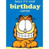 Nickelodeon Garfield Smile It's Your Birthday Card