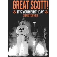 Moonpig Back To The Future Personalised It's Your Birthday Card