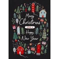 Moonpig Merry Christmas And A Happy New Year Card