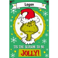 Moonpig The Grinch Tis The Season To Be Jolly Christmas Card