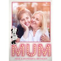 Disney Minnie Mouse Birthday Card - Mum