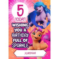 My Little Pony A Birthday Full Of Sparkle Card