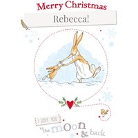 Guess How Much I Love You Danilo Ghmily To The Moon And Back Christmas Card
