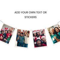 Moonpig Hanging Panels Create Your Own Design Photo Upload Christmas Card