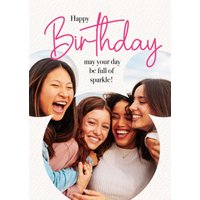 Disney Mickey Mouse Photo Upload Birthday Card