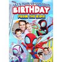 Spiderman Spidey And His Amazing Friends Photo Upload From The Kids Birthday Card