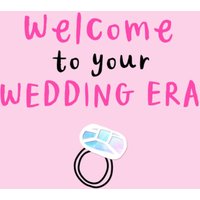 Moonpig Designers Welcome To Your Wedding Era Card