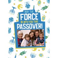 Disney Star Wars May The Force Be With You This Passover Photo Upload Passover Card