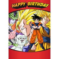 Moonpig Dragon Ball Z Birthday Card