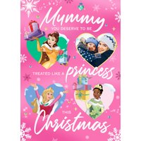 Disney Princesses Disney Princess Mummy Treated Like A Princess This Christmas Photo Upload Card