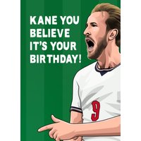 All Things Banter Can You Believe It's Your Birthday Illustrated Footballer Card