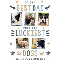 Moonpig To The Best Dad From The Dog Photo Upload Card