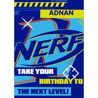 Moonpig Nerf Take Your Birthday To The Next Level Card
