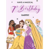 Disney Princesses Disney Princess Have A Magical 7th Birthday Card