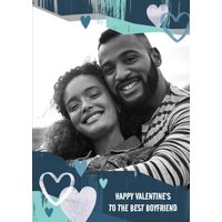 Moonpig Photo Upload Happy Valentines To The Best Boyfriend Card