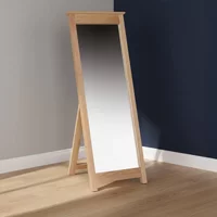 View Nimbus cheval bedroom mirror - oak View Nimbus cheval bedroom mirror - oak
