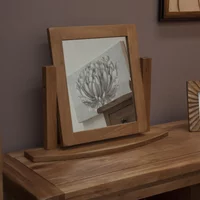View Rustic oak dressing mirror - oak View Rustic oak dressing mirror - oak