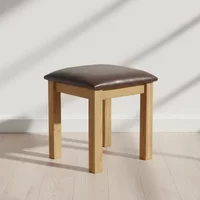 Click to view product details and reviews for Salisbury Premium Dressing Stool Padded Oak. Click to view product details and reviews for Salisbury Premium Dressing Stool Padded Oak.