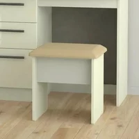 Click to view product details and reviews for Knightsbridge Padded Dressing Stool Cream Gloss. Click to view product details and reviews for Knightsbridge Padded Dressing Stool Cream Gloss.
