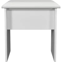 View Padstow dressing stool - padded - white View Padstow dressing stool - padded - white
