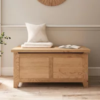 Click to view product details and reviews for Appleby Blanket Box Oak. Click to view product details and reviews for Appleby Blanket Box Oak.