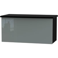 Click to view product details and reviews for Knightsbridge Blanket Box Grey Gloss And Black. Click to view product details and reviews for Knightsbridge Blanket Box Grey Gloss And Black.