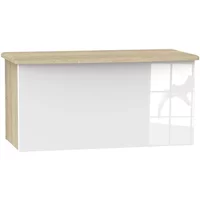 Click to view product details and reviews for Knightsbridge Blanket Box White Gloss And Oak. Click to view product details and reviews for Knightsbridge Blanket Box White Gloss And Oak.