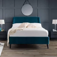Click to view product details and reviews for Frida Bed Teal Fabric 4ft 6in Double. Click to view product details and reviews for Frida Bed Teal Fabric 4ft 6in Double.