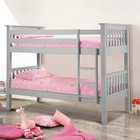 Click to view product details and reviews for Barcelona Slatted Bunk Bed Grey. Click to view product details and reviews for Barcelona Slatted Bunk Bed Grey.