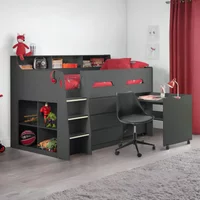 Click to view product details and reviews for Jupiter Midsleeper Bed Dark Grey. Click to view product details and reviews for Jupiter Midsleeper Bed Dark Grey.