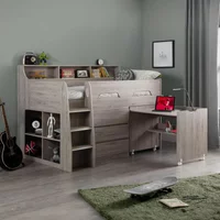 Click to view product details and reviews for Jupiter Midsleeper Bed Grey Oak Effect. Click to view product details and reviews for Jupiter Midsleeper Bed Grey Oak Effect.
