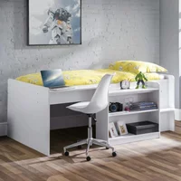 Click to view product details and reviews for Neptune Midsleeper Bed White. Click to view product details and reviews for Neptune Midsleeper Bed White.