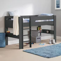 Click to view product details and reviews for Pluto Midsleeper Bed Dark Grey. Click to view product details and reviews for Pluto Midsleeper Bed Dark Grey.