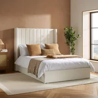 Click to view product details and reviews for Maisey Ottoman Storage Bed White Boucle Fabric Sizes Available. Click to view product details and reviews for Maisey Ottoman Storage Bed White Boucle Fabric Sizes Available.