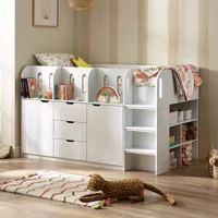 Click to view product details and reviews for Vision Midsleeper Bed White. Click to view product details and reviews for Vision Midsleeper Bed White.
