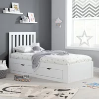 Click to view product details and reviews for Appleby Kids Slatted Bed White. Click to view product details and reviews for Appleby Kids Slatted Bed White.