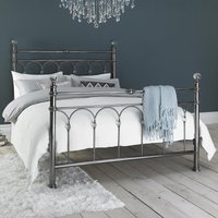 Click to view product details and reviews for Krystal Antique Nickel Metal Bedstead 4ft 6in Double. Click to view product details and reviews for Krystal Antique Nickel Metal Bedstead 4ft 6in Double.